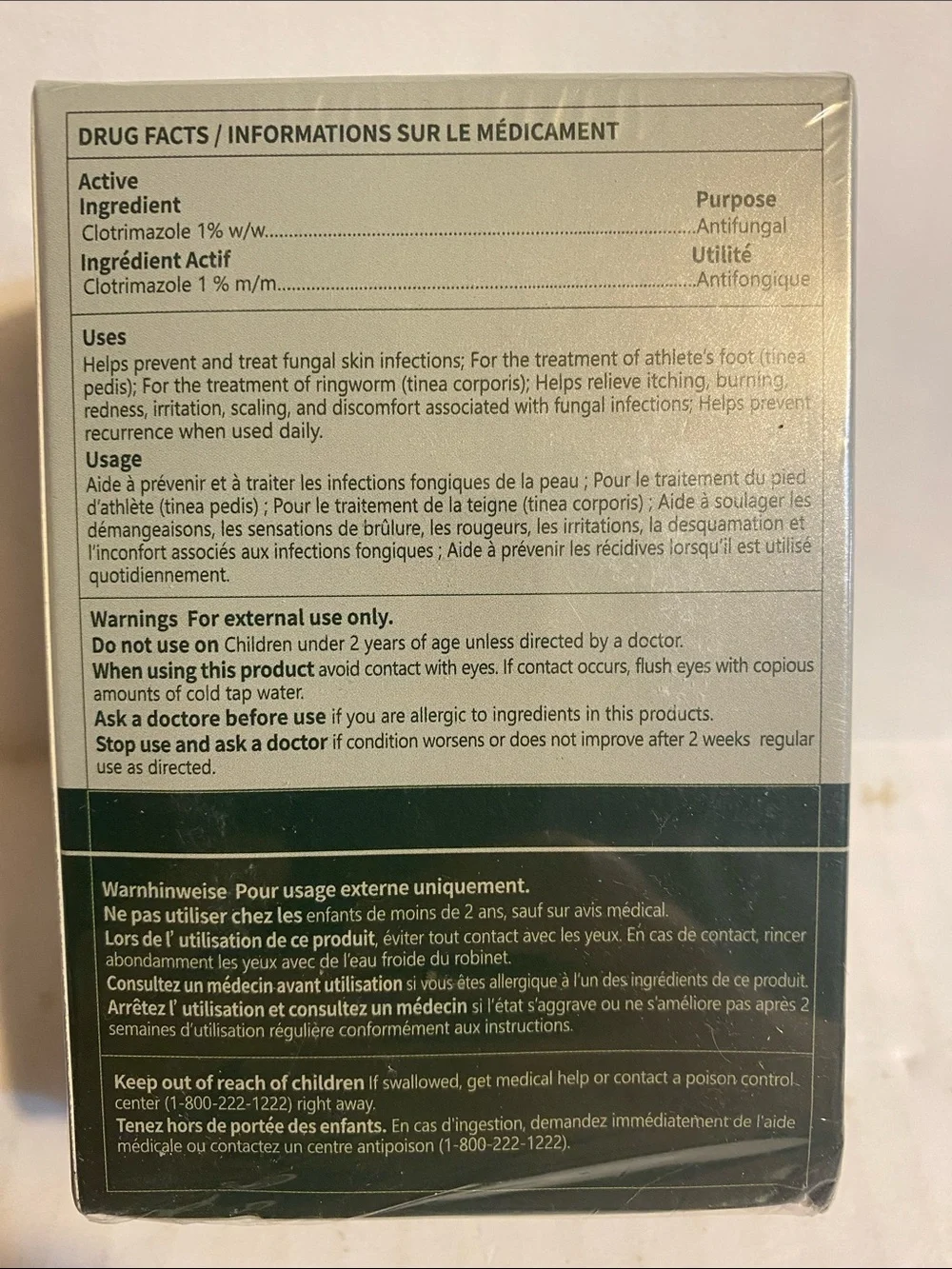 Antifungal Soap with Clotrimazole 1% — Green